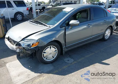 2009 Honda Civic Hybrid из США, поврежденный, VIN JHMFA36259S006328